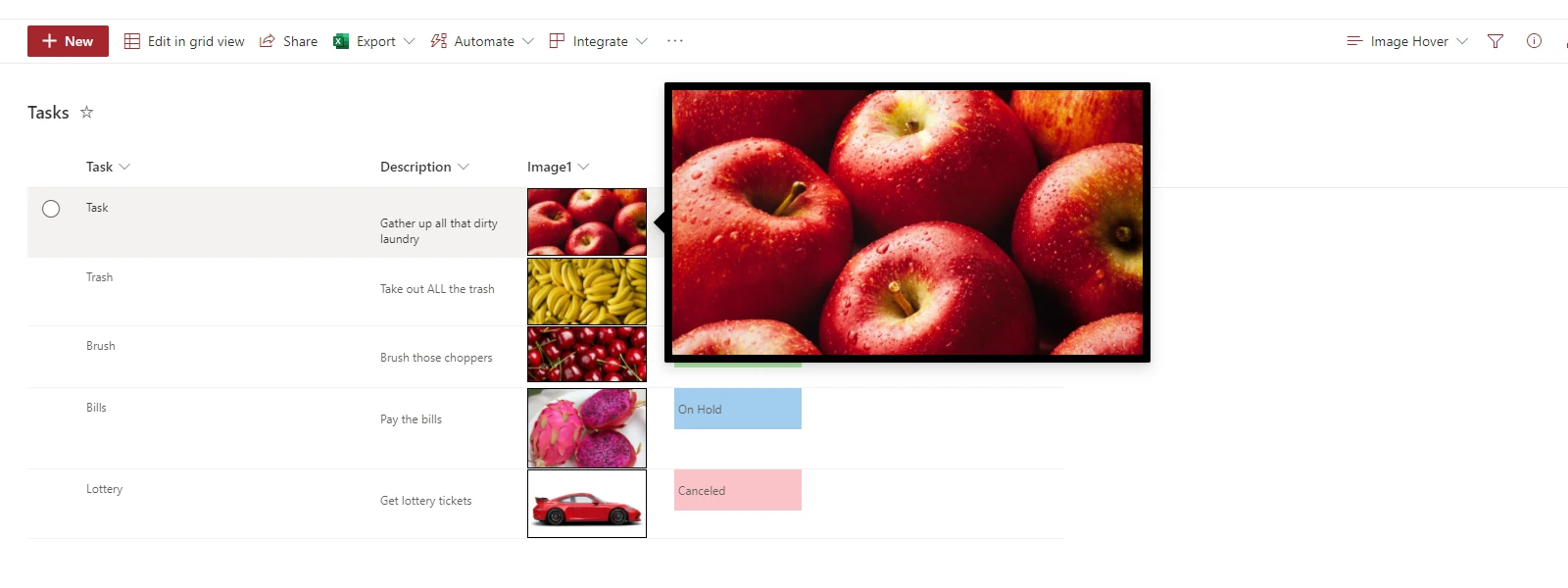 Image Hover Boxes